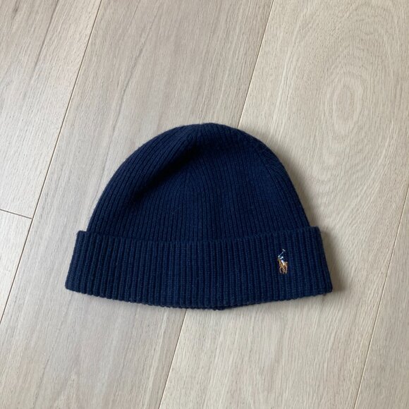 Polo Ralph Lauren Dark Blue Beanie - Picture 1 of 2